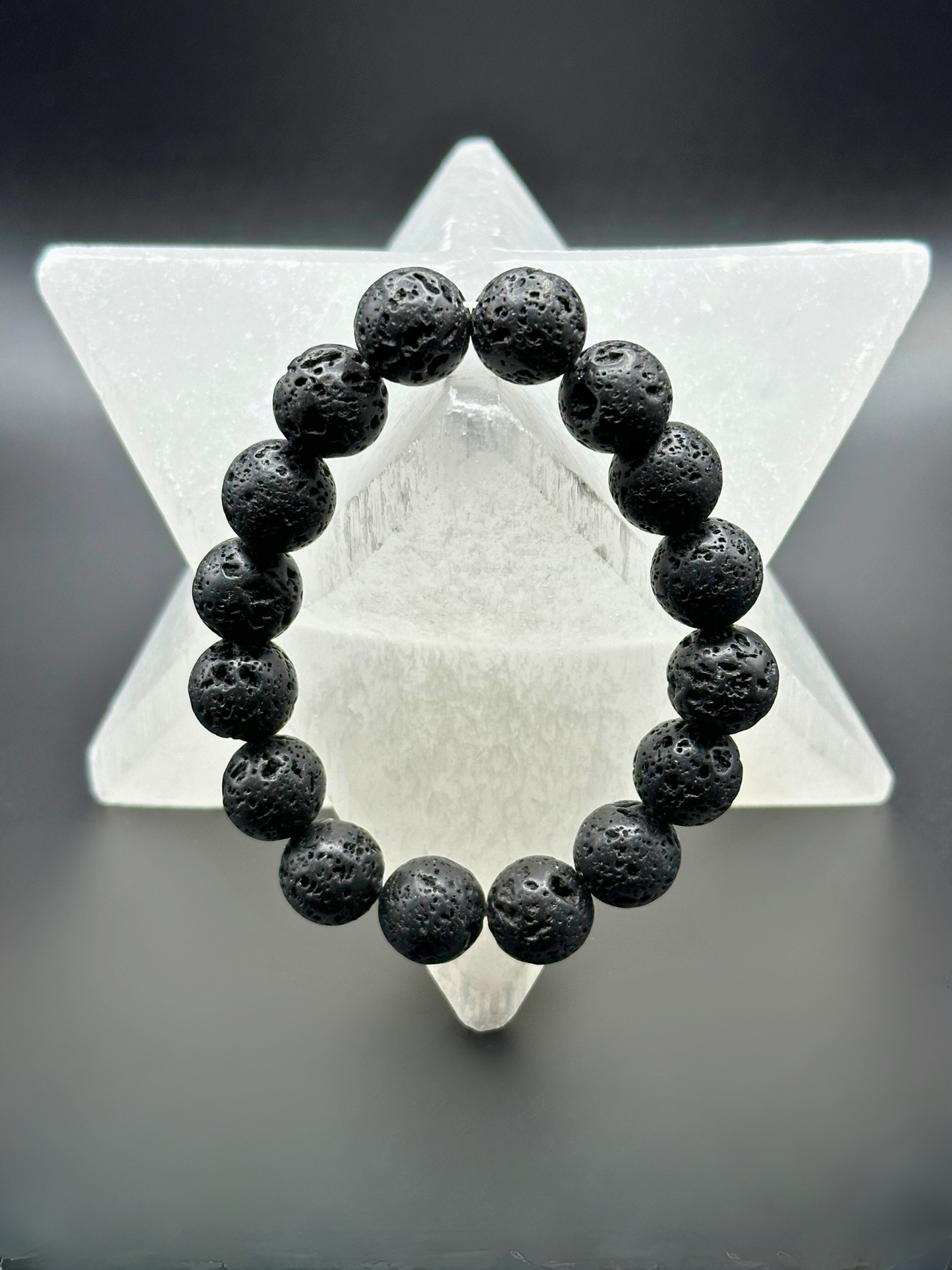 Lava Stone Bead Bracelet