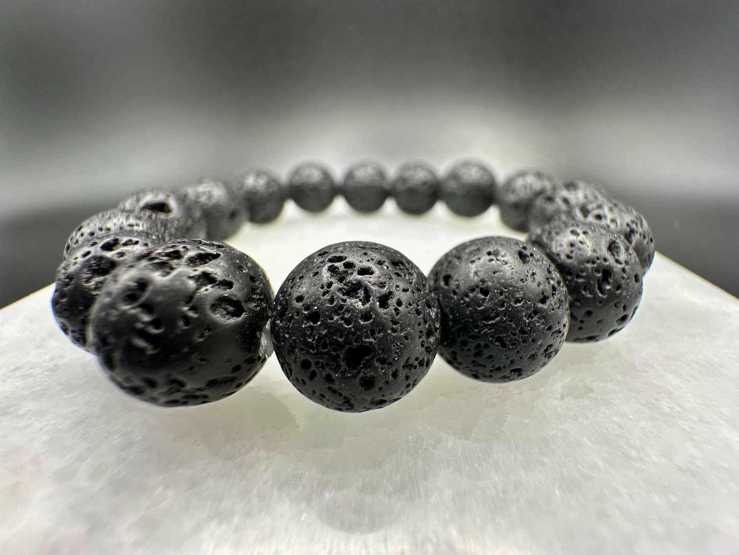 Lava Stone Bead Bracelet