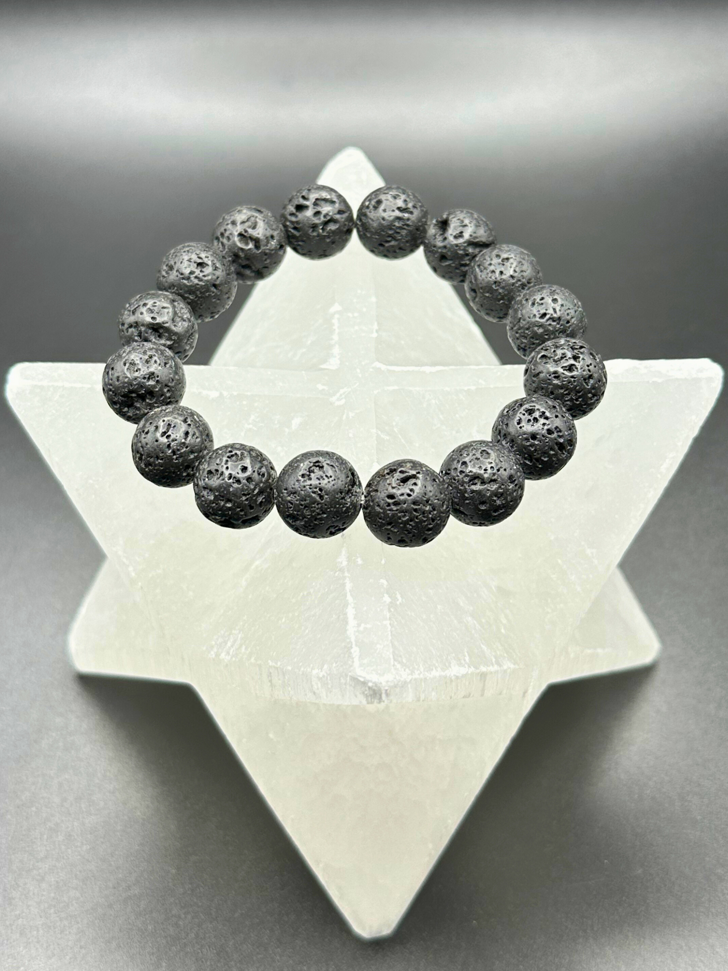 Lava Stone Bead Bracelet