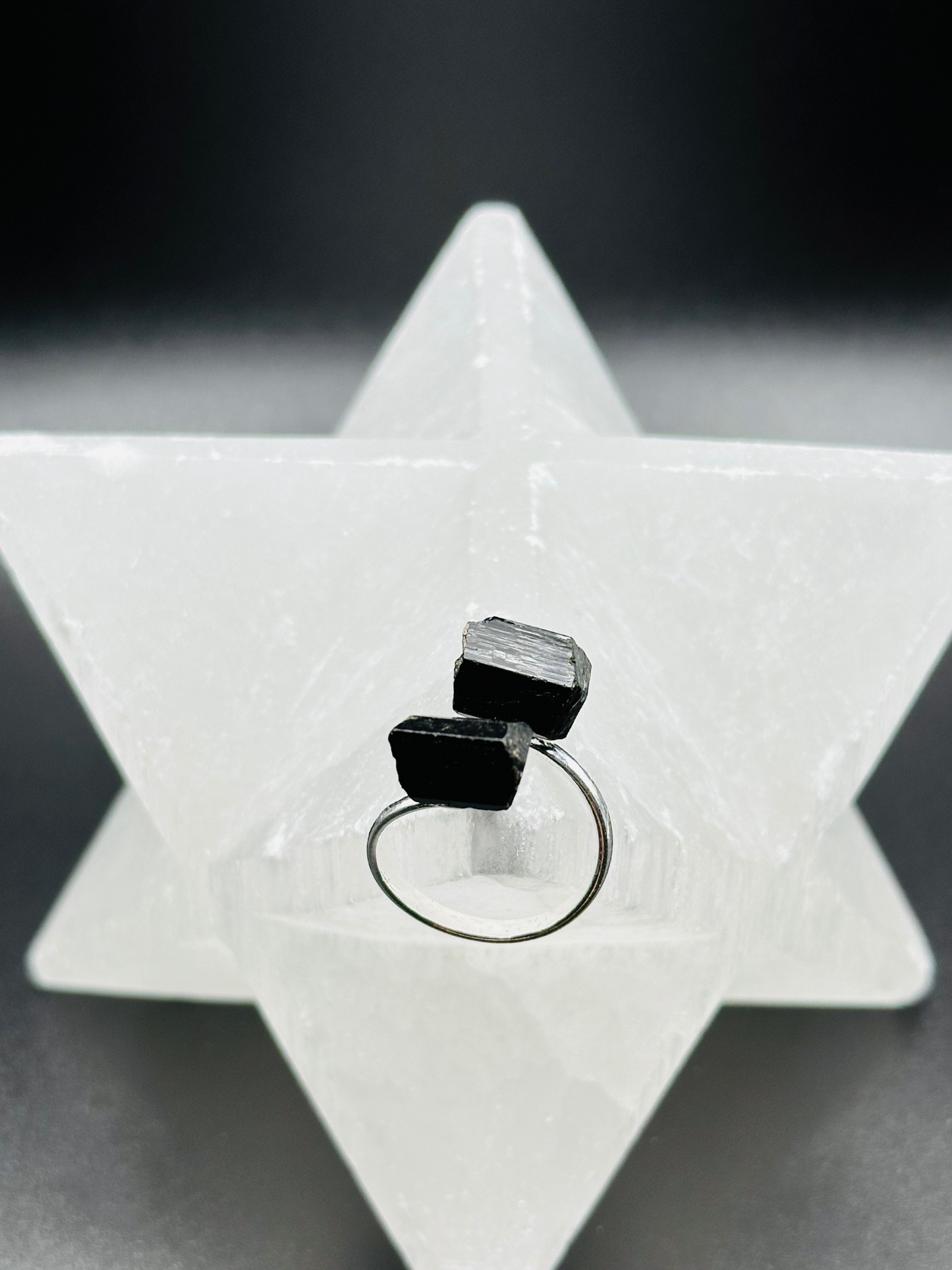 Black Tourmaline Ring