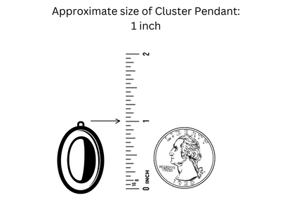 Amethyst Cluster Pendant
