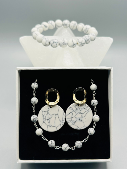 Howlite Necklace Box Set