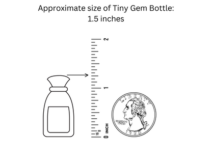 Botella mini gema de amatista